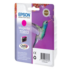 Оригинальный картридж Epson T0803 Magenta 