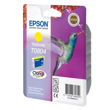 Оригинальный картридж Epson T0804 Yellow 