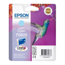 Оригинальный картридж Epson T0805 Light Cyan 