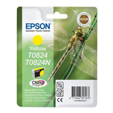 Оригинальный картридж Epson T0824 (C13T11244A10) Yellow