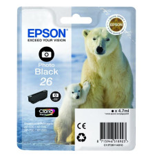 Оригинальный картридж Epson 26 Photo Black T2611 