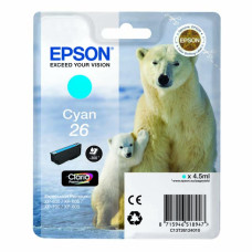 Оригинальный картридж Epson 26 Cyan T2612 