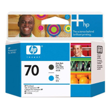 Печатающая головка HP 70 Matte Black and Cyan C9404A