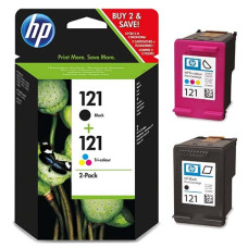 Оригинальный картридж HP 121 CN637HE Black/Tri-color Combo Pack 